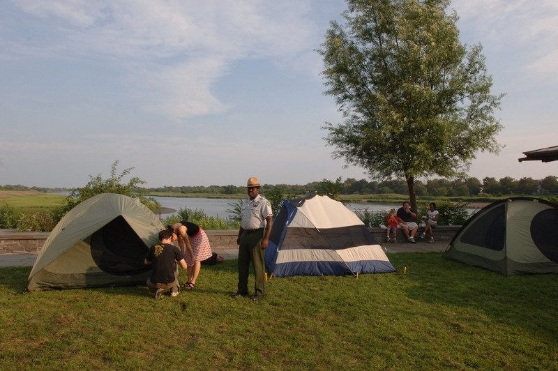 Family Camping in Marine Park