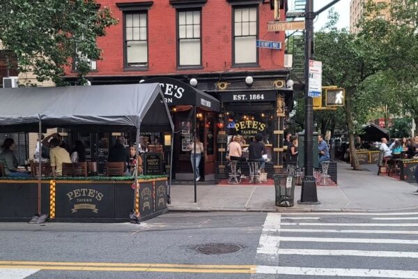 xterior of Pete's Tavern. photo Courtest: Pete's Tavern